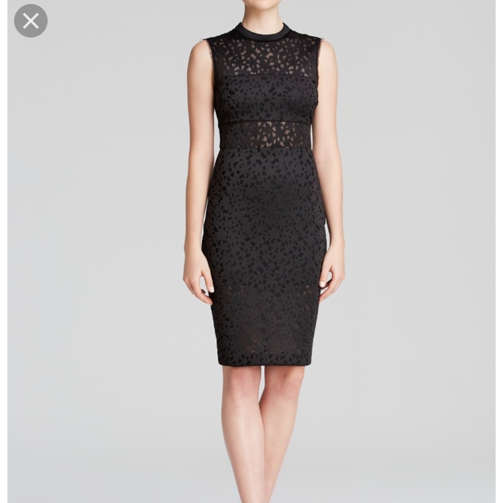 Elizabeth & James lasercut neoprene cocktail dress